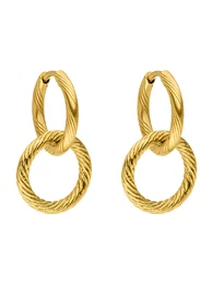 Náušnice 'Kii Elua' zlatá