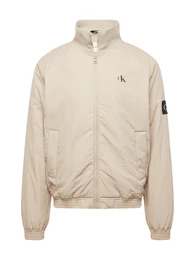 Jacke 'HARRINGTON' hellbeige / schwarz