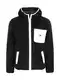 Tommy Jeans Fleecejacke navy / rot / schwarz / weiß