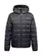 HOLLISTER Jacke schwarz / weiß