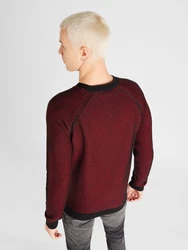 s.Oliver Pullover dunkelrot/schwarz