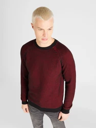 s.Oliver Pullover dunkelrot/schwarz