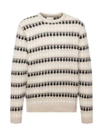 Cleptomanicx Pullover Trio beige/cappuccino/anthrazit