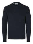 SELECTED HOMME Rundhalspullover SLHDANE marine