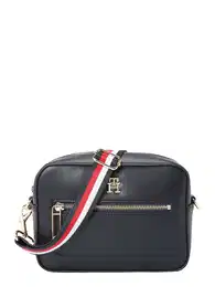 TOMMY HILFIGER Torba preko ramena morsko plava / mornarsko plava / krvavo crvena / bijela