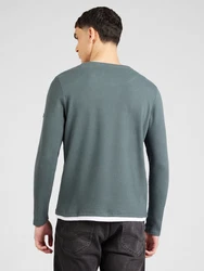 Key Largo Sweatshirt Rundhalspullover Stefano dunkelgrn/wei