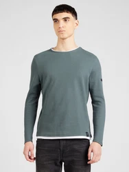 Key Largo Sweatshirt Rundhalspullover Stefano dunkelgrn/wei