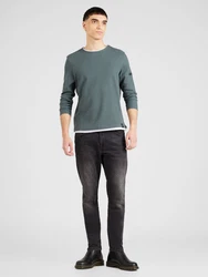 Key Largo Sweatshirt Rundhalspullover Stefano dunkelgrn/wei