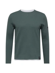 Key Largo Sweatshirt Rundhalspullover Stefano dunkelgrn/wei