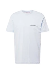 T-Shirt 'INSTITUTIONAL' pastellblau / schwarz