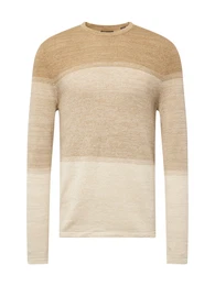 Pullover 'Panter' beige / creme / beigemeliert