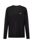BOSS Langarmshirt Tee Long mit Rundhalsausschnitt schwarz/weiß