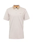 BOSS Poloshirt 'Peoxford' beige/kitt/weiß
