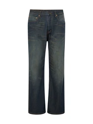 WEEKDAY Jeans Time blau / orange