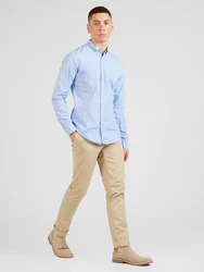 SCOTCH & SODA Hemd Essential navy/hellblau/weiß