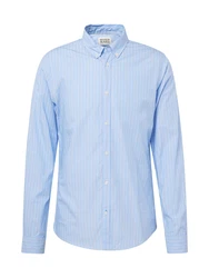 SCOTCH & SODA Hemd Essential navy/hellblau/weiß