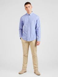 SCOTCH & SODA Hemd Essential blau/wei