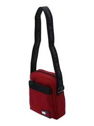 Tasche 'DAILY REPORTER' blutrot / schwarz / weiß