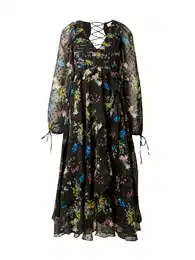 Šaty modrá / nefritová / růžová / černá