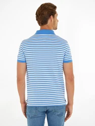Tommy Hilfiger Poloshirt Core 1985 1985 SLIM POLO marineblau/azurrot/knallrot/weiß