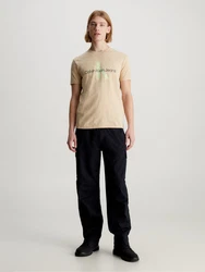 Calvin Klein Jeans T-Shirt creme/schwarz/weiß