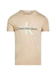 Calvin Klein Jeans T-Shirt creme/schwarz/weiß