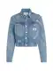 Calvin Klein Jeans Prehodna jakna  moder denim / črna / bela