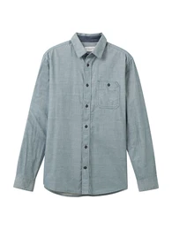 Hemd taubenblau