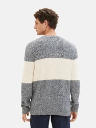 TOM TAILOR Pullover creme/nachtblau