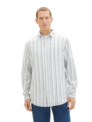 TOM TAILOR Hemd rauchblau/taubenblau/hellblau/offwhite