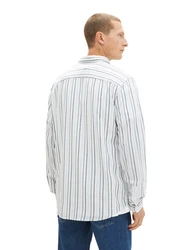 TOM TAILOR Hemd rauchblau/taubenblau/hellblau/offwhite