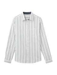 TOM TAILOR Hemd rauchblau/taubenblau/hellblau/offwhite