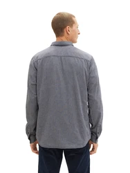 TOM TAILOR Hemd marine/grau