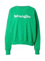 Sweater majica zelena / bijela