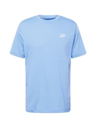 T-Shirt 'CLUB' hellblau / wei