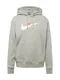 Nike Sportswear Sweatshirt graumeliert / dunkelorange / weiß