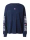 Tommy Jeans Tričko 'Archive'  námořnická modř / bílá