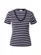 TOMMY HILFIGER Tričko 'Cody'  marine modrá / jasně červená / bílá
