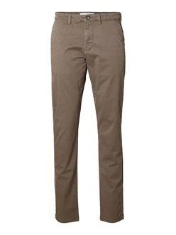SELECTED HOMME Hose 'Miles' braun/schoko