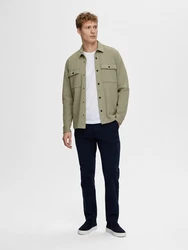 SELECTED HOMME Übergangsjacke 'SLHJackie' khaki