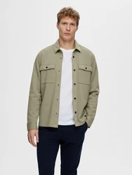 SELECTED HOMME Übergangsjacke 'SLHJackie' khaki