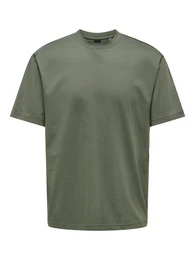 Shirt 'ONSFRED' dunkelgrn