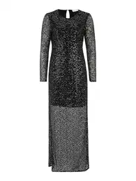 Selected Femme Tall Večernja haljina 'NOEL' crna