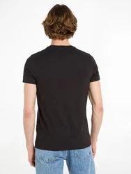 Calvin Klein T-Shirt STRETCH SLIM FIT schwarz/wei
