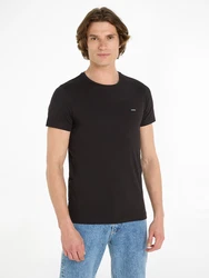 Calvin Klein T-Shirt STRETCH SLIM FIT schwarz/wei