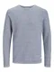 JACK & JONES Pullover 'JJEGreg' rauchblau
