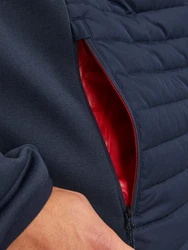 JACK & JONES Jacke JJEMULTI QUILTED COLLAR NOOS navy/dunkelrot