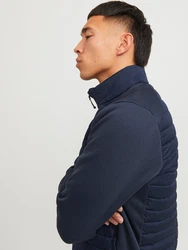JACK & JONES Jacke JJEMULTI QUILTED COLLAR NOOS navy/dunkelrot