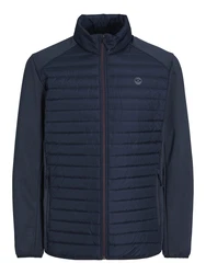 JACK & JONES Jacke JJEMULTI QUILTED COLLAR NOOS navy/dunkelrot