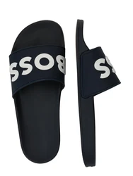 BOSS Badeschuh Kirk navy/weiß